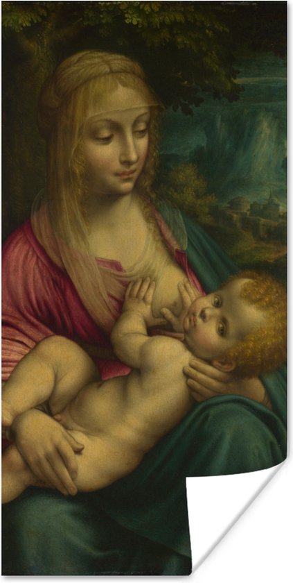 Poster The virgin and child - Leonardo da Vinci - 20x40 cm