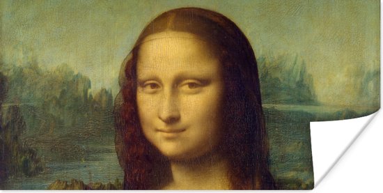 Poster Mona Lisa - Leonardo da Vinci - 80x40 cm
