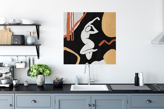 Affiche Femme - Figure - Abstrait - 75x75 cm