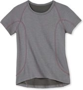 Schiesser - Meisjes Thermo T-Shirt Grijs / Roze - 140