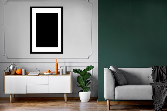 Cadre photo avec affiche - Joyeux Noël et Happy New - Proverbes - Citations - Nouvel An - 60x90 cm - Cadre pour affiche - Décorations de Noël - Décoration de Noël pour l'intérieur - Noël