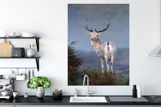 Affiche Cerf - Forêt - Bruyère - 90x120 cm