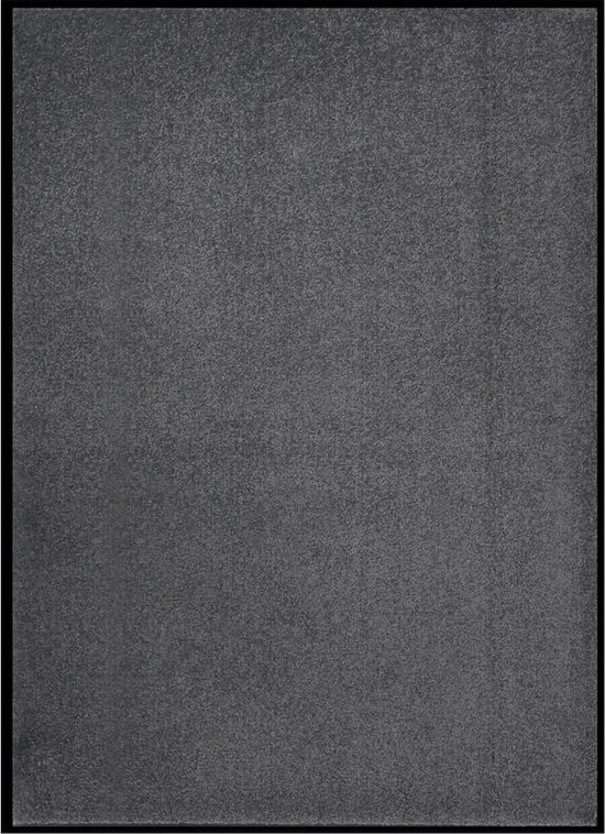 vidaXL Paillasson 60x80 cm Anthracite - Tapis - Tapis - Paillasson - Paillassons