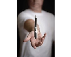Eclipse Space Pen, Zwart Plastic met Clip en NASA-Logo (#SECL-NASAW)