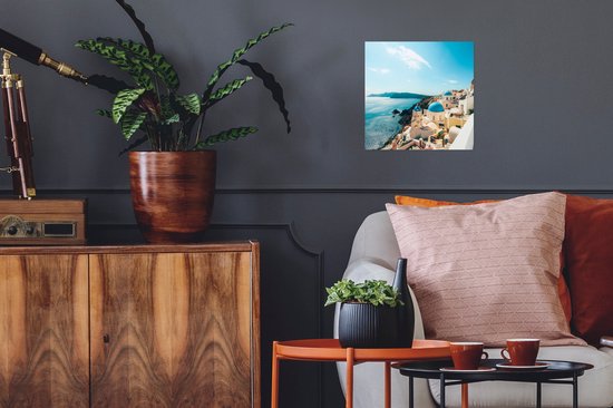 Affiche Après-midi à Santorin Grèce - 30x30 cm