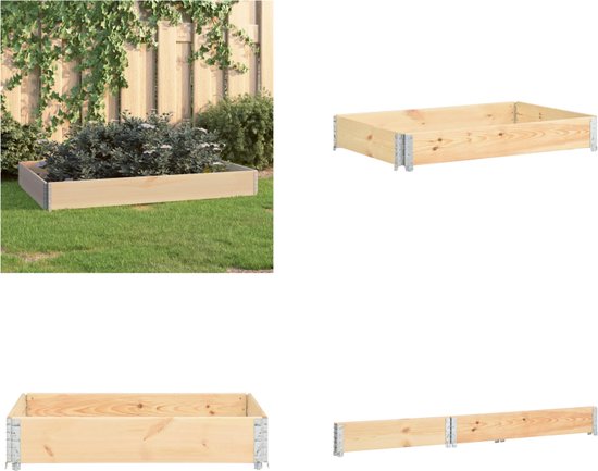 vidaXL Plantenbak 50x50x50 cm bamboe, verhoogde plantenbak, planten bak, bloembak, kweekbak, plantenstandaard, bloem bak, bloempot, bloem pot, pot