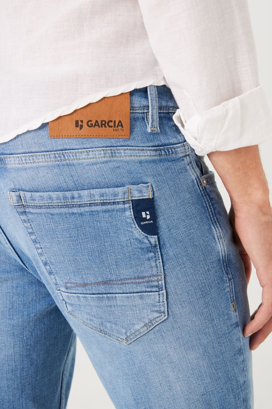 GARCIA Savio Heren Slim Fit Jeans Blauw - Maat W30 X L32