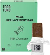 Foodfunc | Meal Replacement Bar | Milk Chocolate | 7 x 56 gram | No Junk Just Func