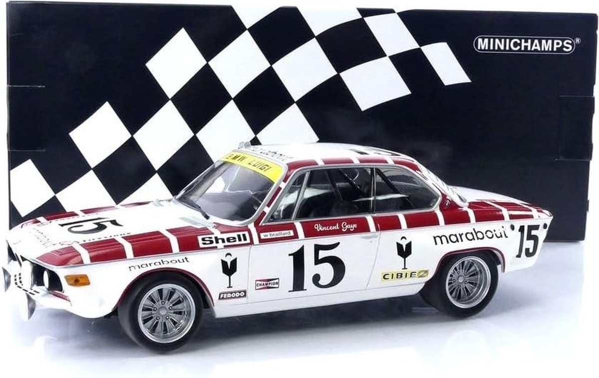 ミニチャンプス 1/18 BMW 2800 CS #10 スパ24H 1972 ミニチャンプス 1/18 BMW 2800 CS #10 スパ24H 1972