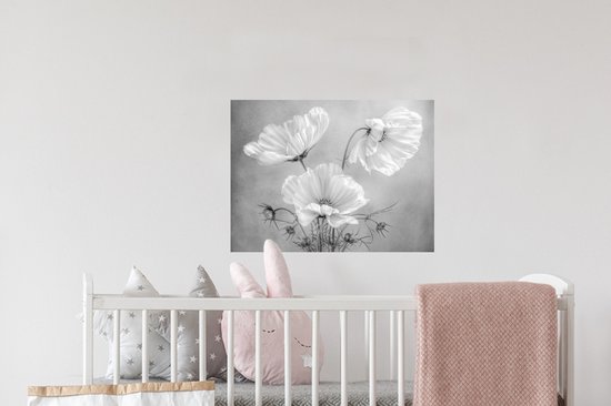 Stickers muraux - Feuille autocollante - Fleurs - Nature morte - Aquarelle - 40x30 cm - Feuille adhésive - Stickers muraux chambre enfant - Papier peint autocollant - Papier peint autocollant - Feuille autocollante