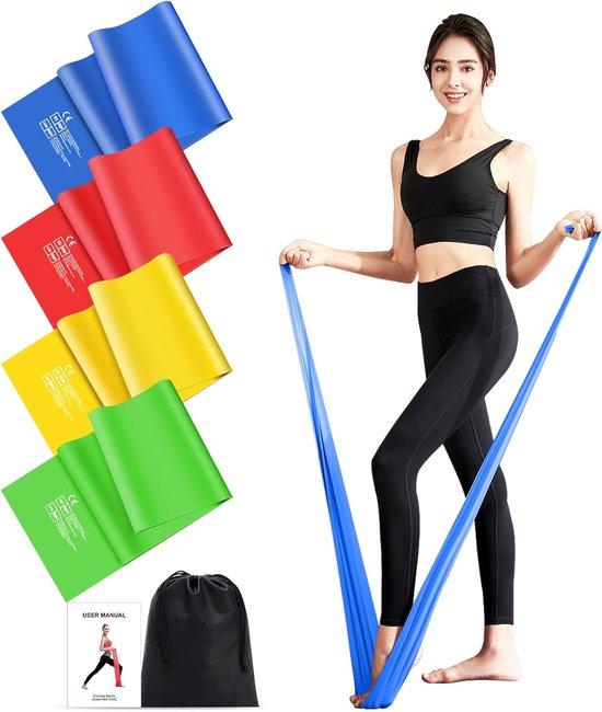Bande Élastique De Résistance Fitness 25kg JAUNE - Crossfit, Musculation (Latex Naturel, 2m)