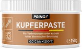 Prinox Koperpasta 150g - hittebestendig tot +1200°C - Kopervet voor auto remmen, uitlaat, als smeermiddel voor schroeven, remmen en meer