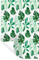 Stickers muraux - Vintage - Feuilles - Points - 60x90 cm - Feuille adhésive