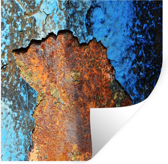 Stickers Stickers muraux - Rouille - Clair - Zwart - 120x120 cm - Feuille adhésive XXL