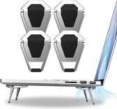 Mini support d'ordinateur portable Invisible, 4 pièces, support de clavier d'ordinateur de refroidissement en aluminium, ergonomique et léger