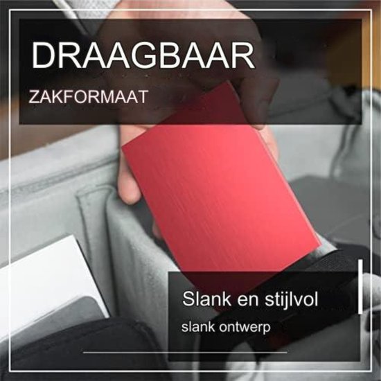 Harde schijf extern - 320 GB - Rood — afbeelding 4