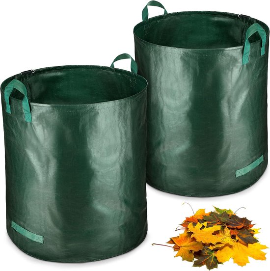 TTL Garden Super Solid tuinzak met deksel, groen, dubbele bodem, 2 x TTL Garden Super Solid tuinzak met deksel, groen, dubbele bodem, 2 x