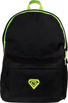 Globeless - Glow - Sac à dos - Zwart Fluo - Compartiment ordinateur 15 pouces - 25L - 42x35x22cm