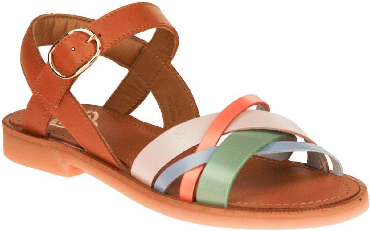 Stones & Bones Maifa Sandaal Camel-Multi