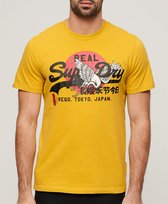 Superdry Tokyo Vl Graphic T-shirt Met Korte Mouwen Geel XL Man