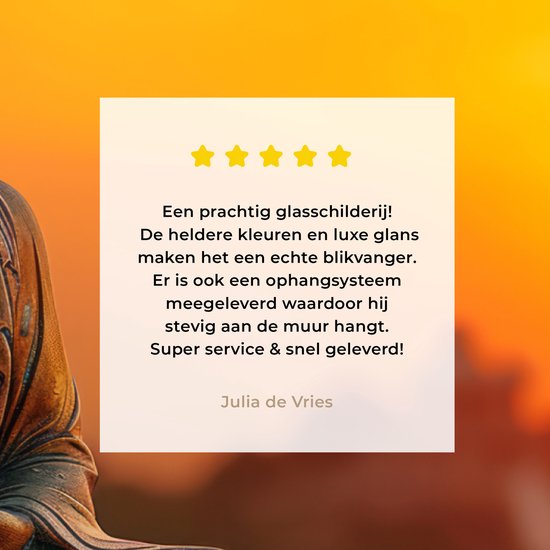 MuchoWow® Peinture sur verre 120x80 cm - Peinture sur verre - Bouddha - Image - Coucher de soleil - Bouddha - Zen - Japon - Photo sur verre acrylique - Décoration murale salon - Décoration murale chambre - Peintures