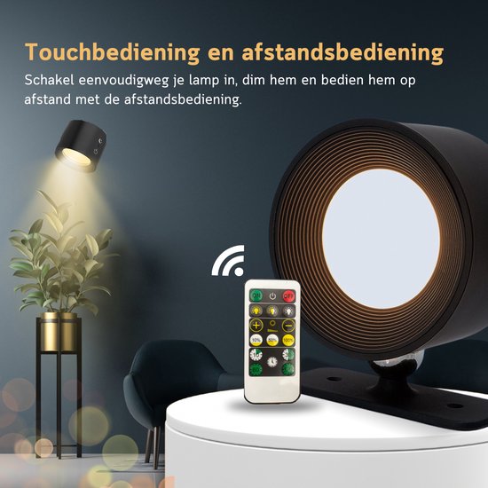 Brightify - LED Wandlamp voor Binnen - 2 Stuks - Wandlamp Binnen