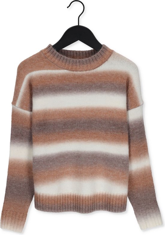HOUNd Colorful Knit Truien & Vesten Meisjes - Sweater - Hoodie - Vest- Zand - Maat 128