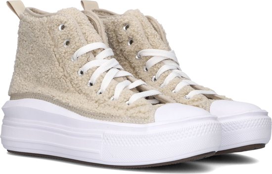 Converse Chuck Taylor All Star Platform Hoge sneakers - Meisjes - Beige - Maat 35,5