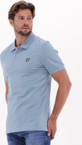 Lyle & Scott Plain Polo Shirt Polo's & T-shirts Heren - Polo shirt - Lichtblauw - Maat XS