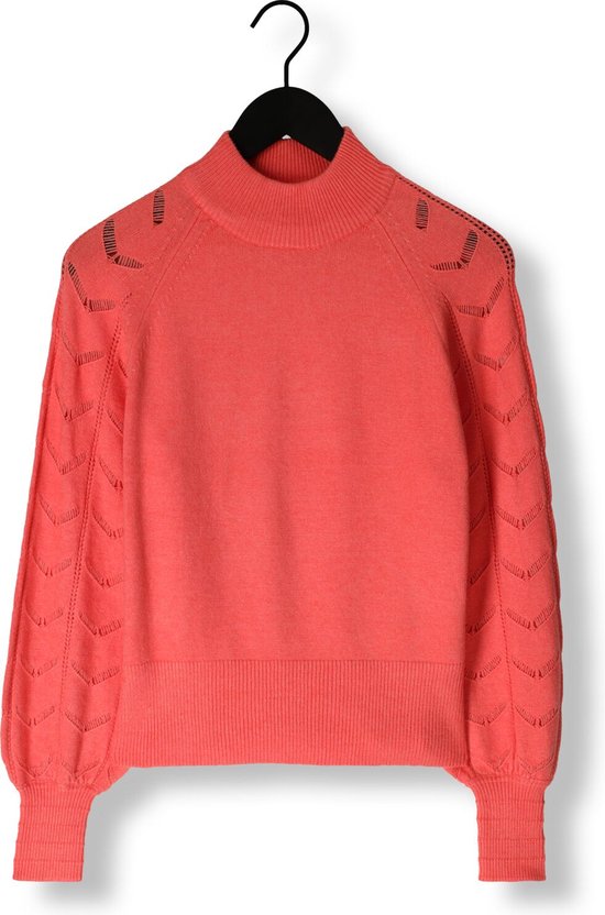 Object Objeva L/s Knit Pullover Truien & vesten Dames - Sweater - Hoodie - Vest- Roze - Maat XL