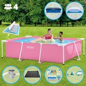 Intex Frame Pool Zwembad Super Deal - 220 x 150 x 60 cm - Roze