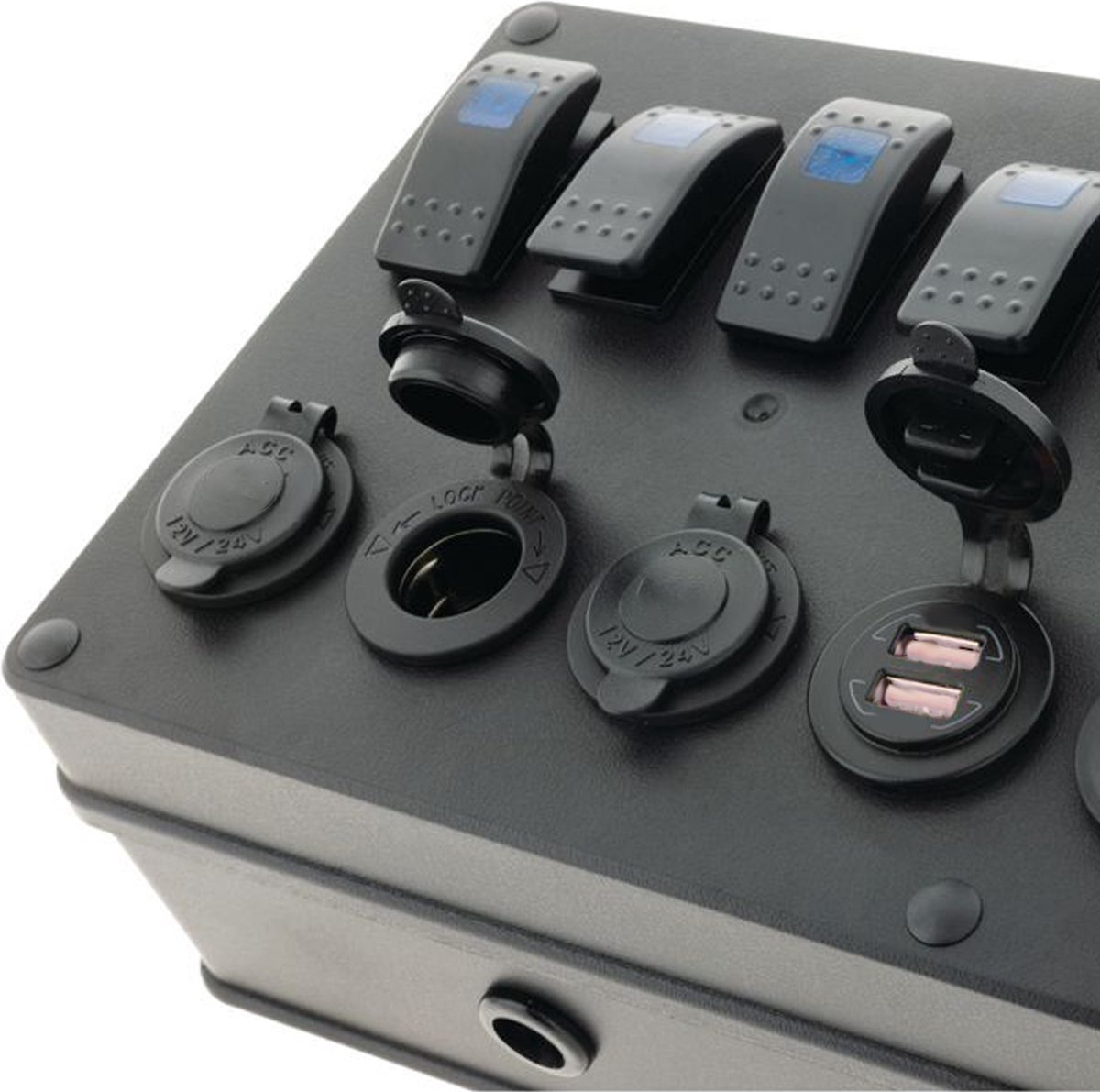 EVTSCAN 5-Gang-Schalter Für Elektro-Trolling-Motor - 12V/24V Motorschalter