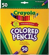 Crayola 50 Crayons de couleur