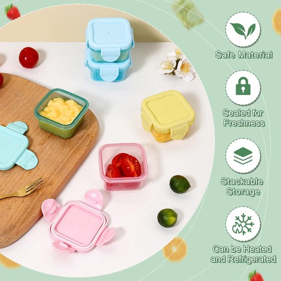Kleine 30ml potjes met deksel - 100 stuks