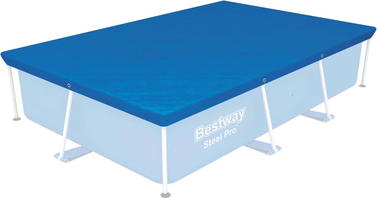Bestway Steel Pro Afdekzeil Zwembad Rechthoekig - 259 x 170 - Bestway