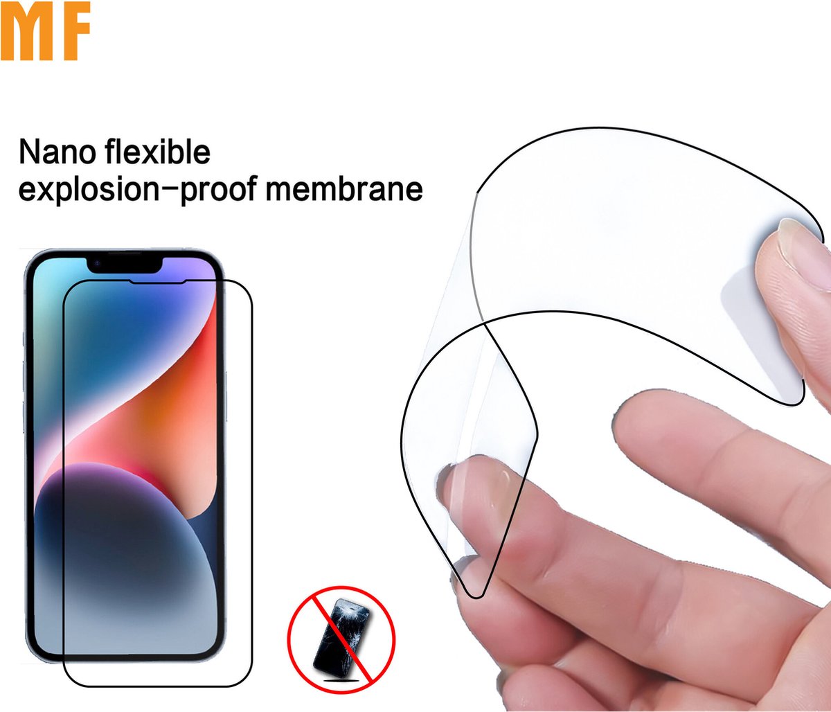 MF Full Tempered Glass - Geschikt voor Samsung Galaxy S23 FE