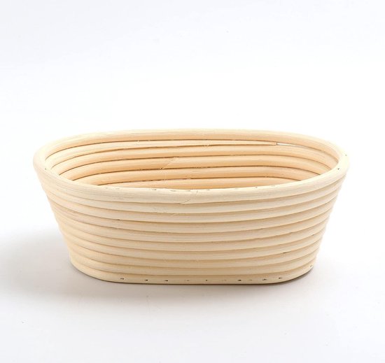 MANCHAP 3 stuks 40 x 30 x 8 cm rechthoekige poly rieten broodmand, 15,7 x 11,8 x 3 inch imitatie rotan geweven mand, rieten fruit serveermanden voor opslag, display