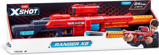 ZURU - XSHOT - Excel Ranger X8 Blaster (24 fléchettes)