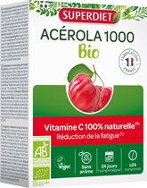 Superdiet Acerola 1000 Organic 24 Kauwtabletten