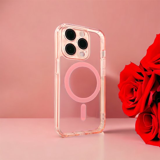 Transparante Telefoonhoesje IPhone 14 Pro Met Pashouder- Vergeelt Niet Extra Bescherming