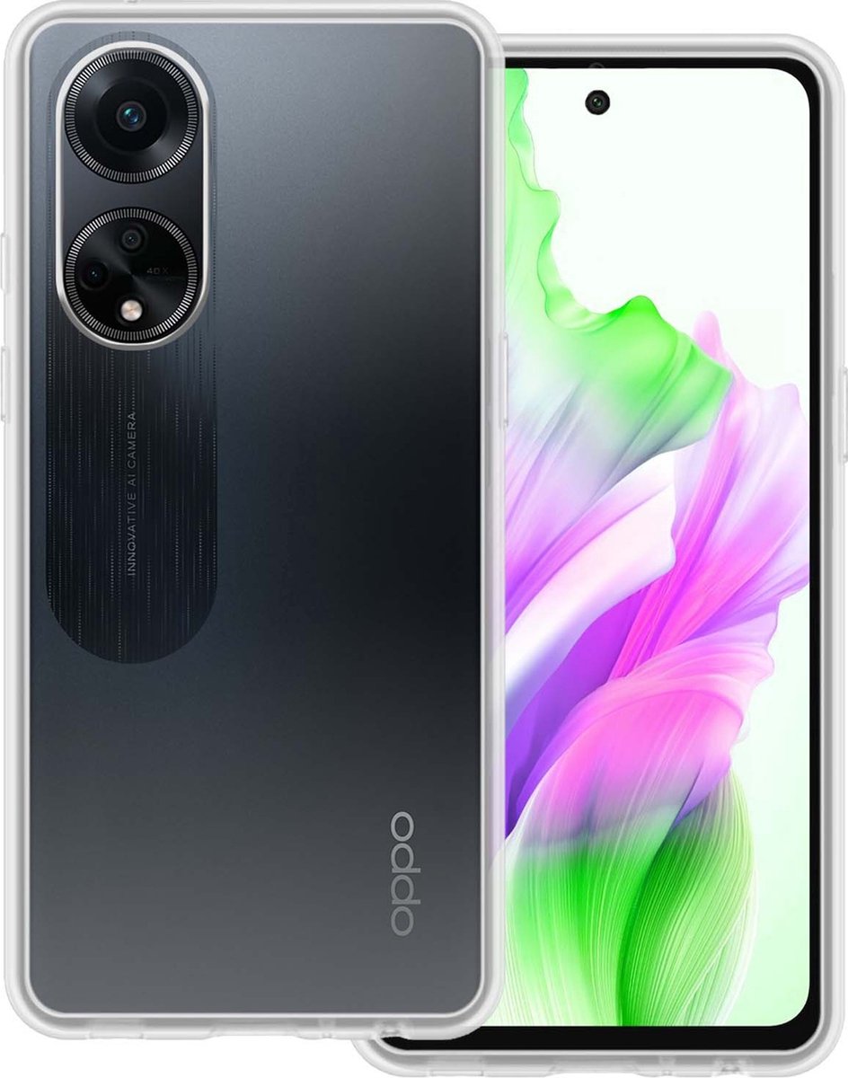 Hoesje Geschikt voor OPPO A98 - Sterk & Shockproof - Hoes Cover - Siliconen Case - Transparant