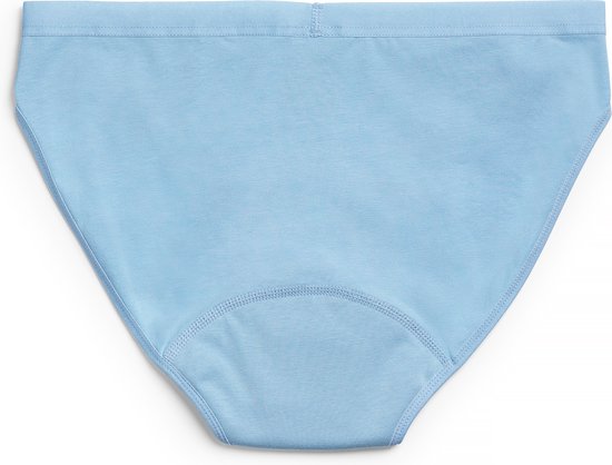 ImseVimse - Imse - tiener menstruatieondergoed - period underwear Bikini - matige menstruatie - L - 182/188 - licht blauw