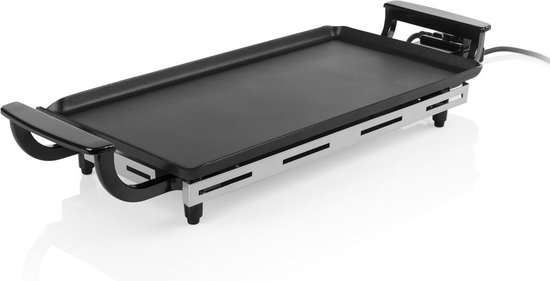 Princess Table Chef Bakplaat 102209 - Gourmet - Grillplaat - Tafelgrill -43x23cm - 6 personen - Regelbare thermostaat - 1800 Watt - Teppanyaki - Voor binnen en buiten