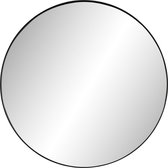 Ben Mimas Ronde Spiegel - met LED Verlichting en Anti-condens - Ø 100 cm - Voorgemonteerd - Mat Zwart - Badkamerspiegel - Wandspiegel