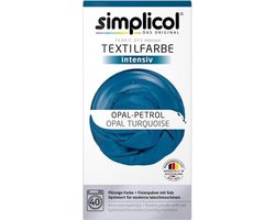 Simplicol Textielverf Intens - Wasmachine Textielverf - Opaal Turqouise - 1 stuk
