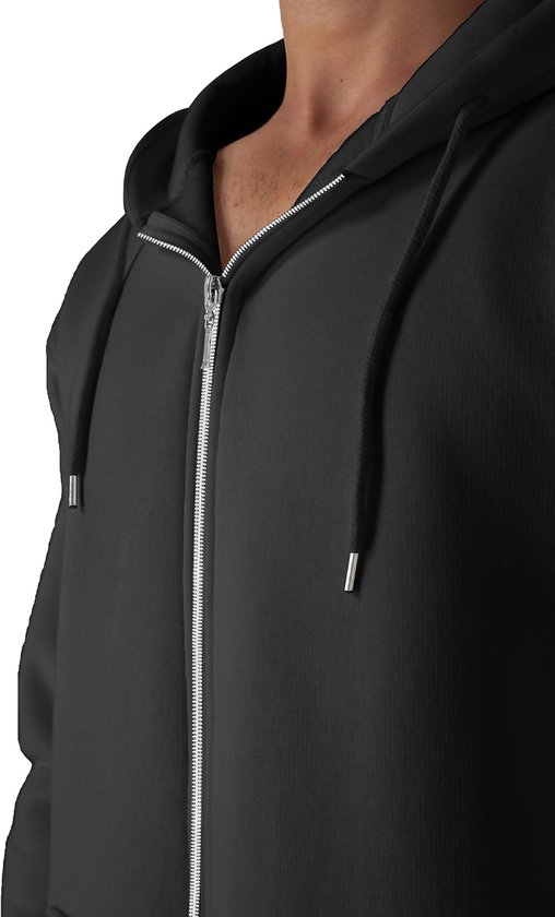Smith & Solo heren capuchonpullover - sweatshirt trui ronde hals - lange mouwen - slim - fit - training - hoodie - trui - hoogwaardige katoenmix mannen