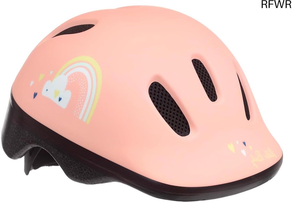 RFWR® Verstelbare XXS Babyfietshelm voor jongens en meisjes met CE-certificering in roze (44-48 cm)