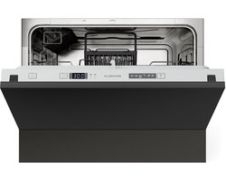 Klarstein Vaatwasser inbouwvaatwasser - Compact model van 45 cm, 6 couverts, UV-hygiëne, AquaStop, energie-efficiëntieklasse D, stil 49 dB, intuïtieve bediening - Vaatwasmachine Compacte - 6 Maatgedekken - voor Keuken - Eco-Programma