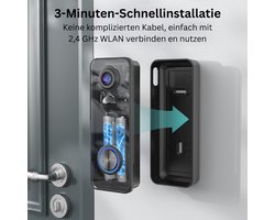CLGP® Deurbellen met Camera – Video Deurbel – Draadloos – Full HD