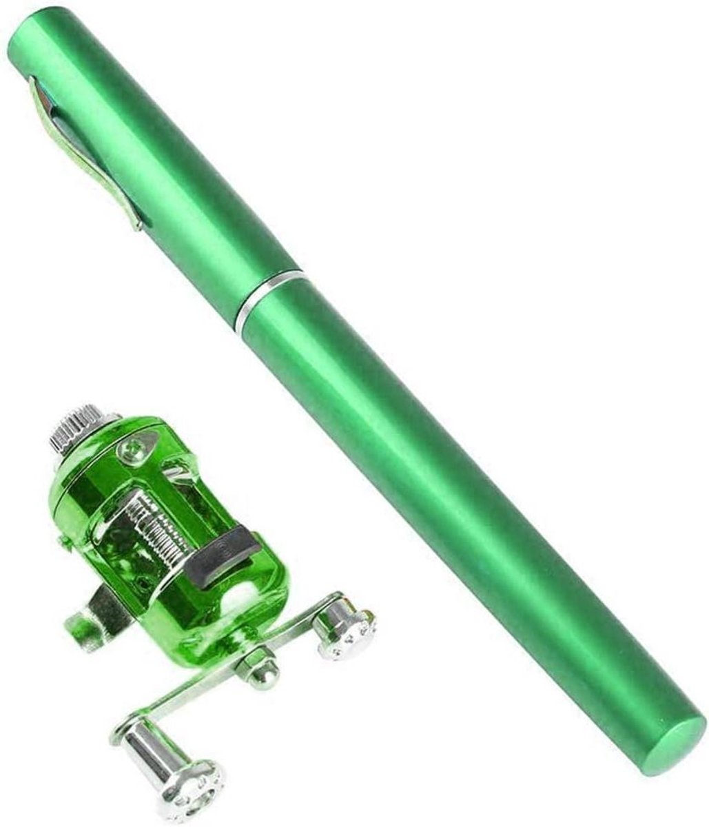 Allecto Plus - Draagbare Mini HengelPocket voor Outdoor Vissen met Aluminiumlegering Pole Reel